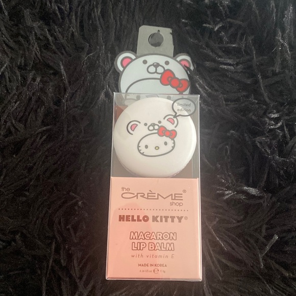 🆕Hello Kitty macaron lip balm distributed by The Crème Shop-Limited Edition - Picture 1 of 10